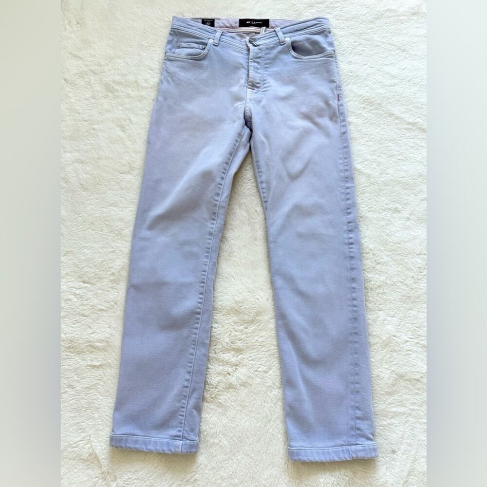 KITON men purple jeans size 32 Authentic Retail 450$